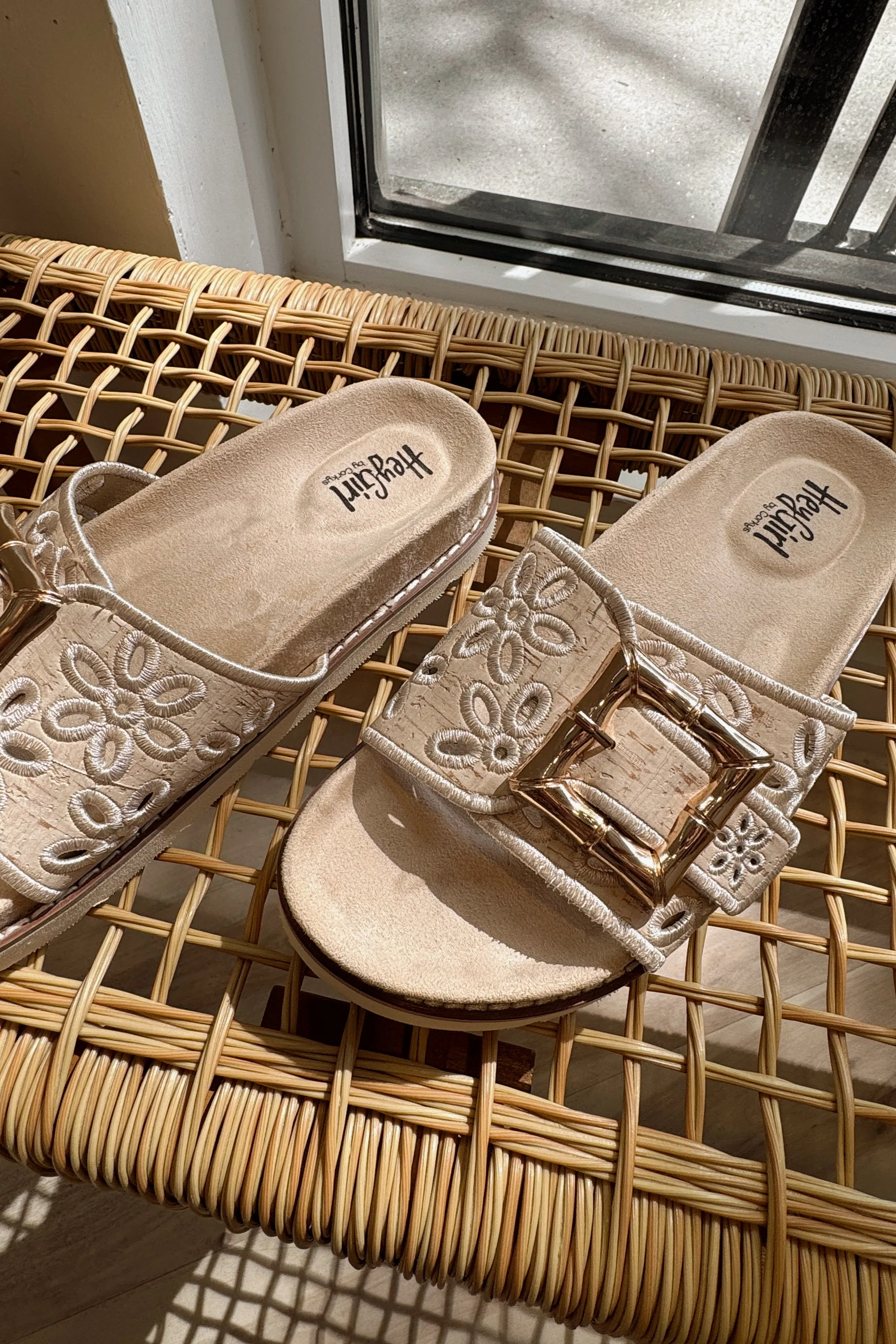 Hey Girl by Corkys Slide in My DM Natural Sandal - Image 2