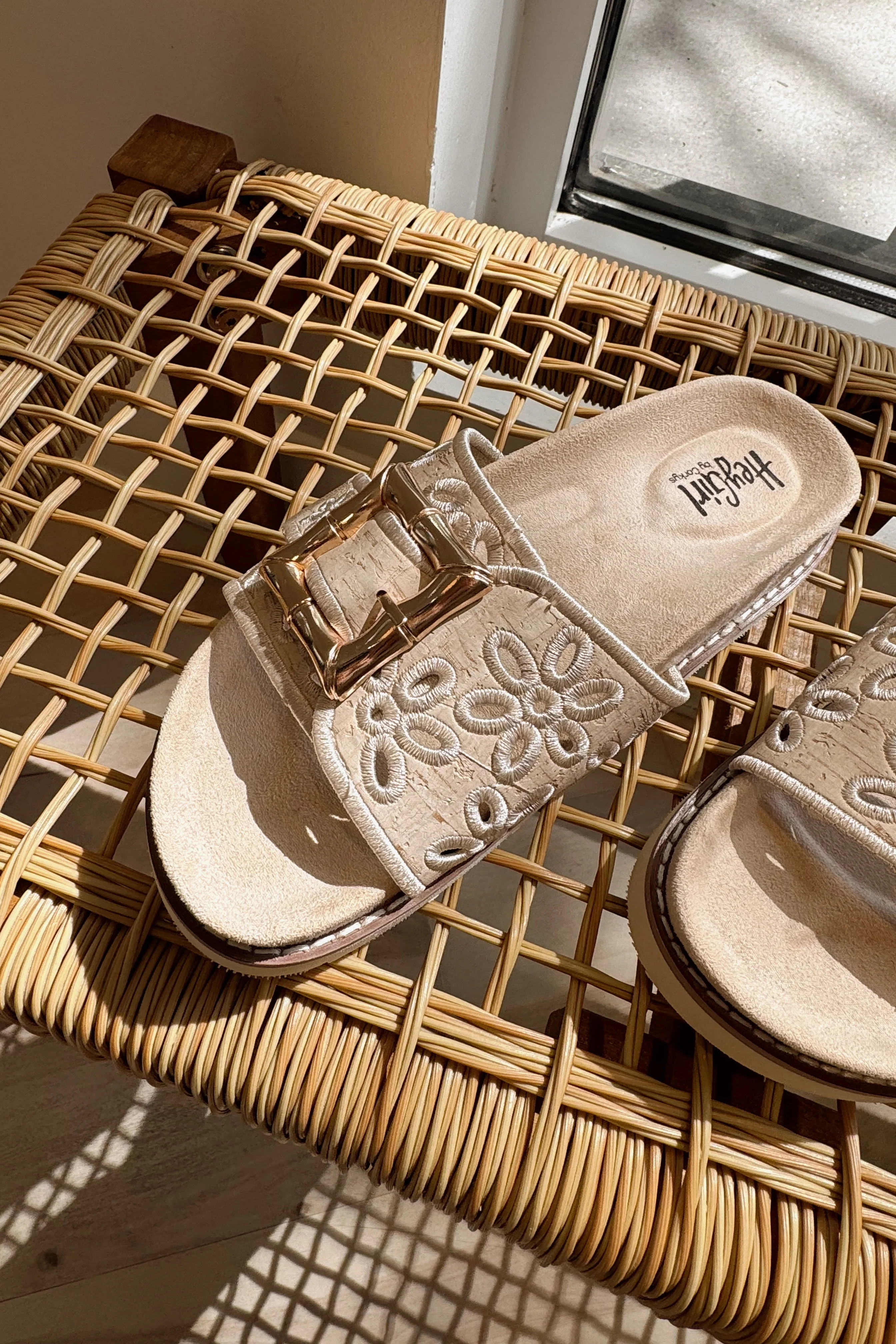 Hey Girl by Corkys Slide in My DM Natural Sandal - Image 3