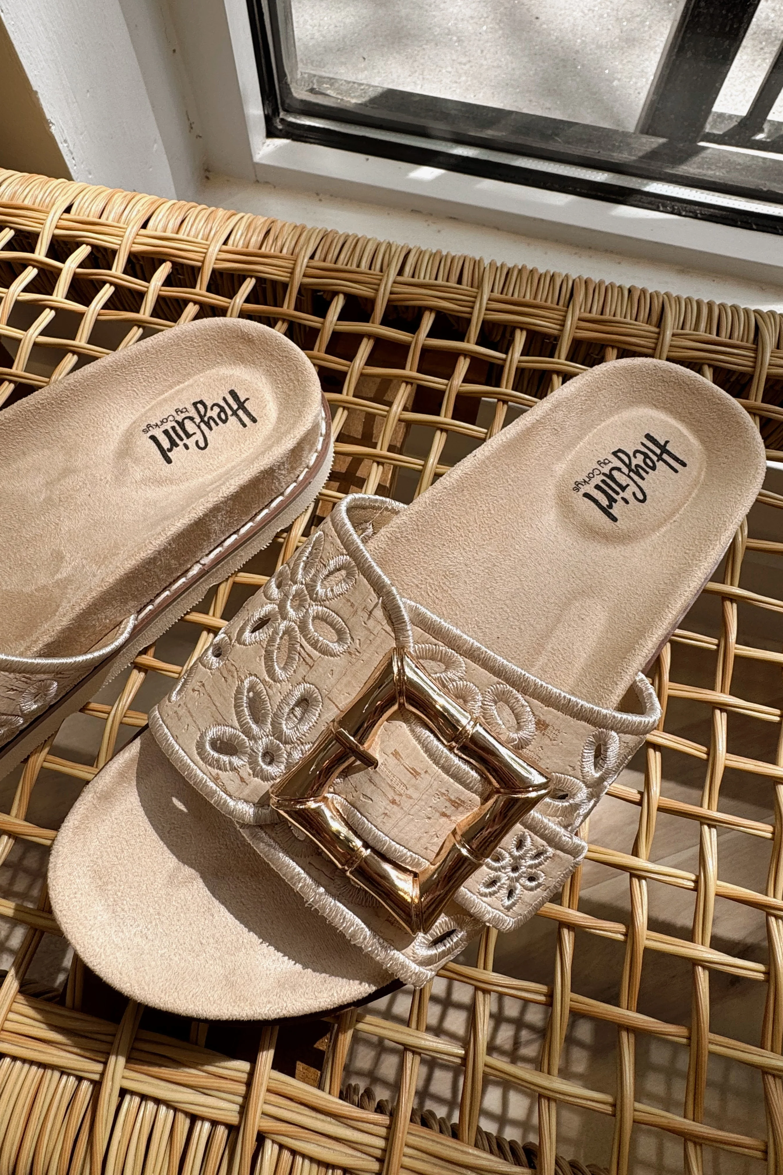 Hey Girl by Corkys Slide in My DM Natural Sandal - Image 8