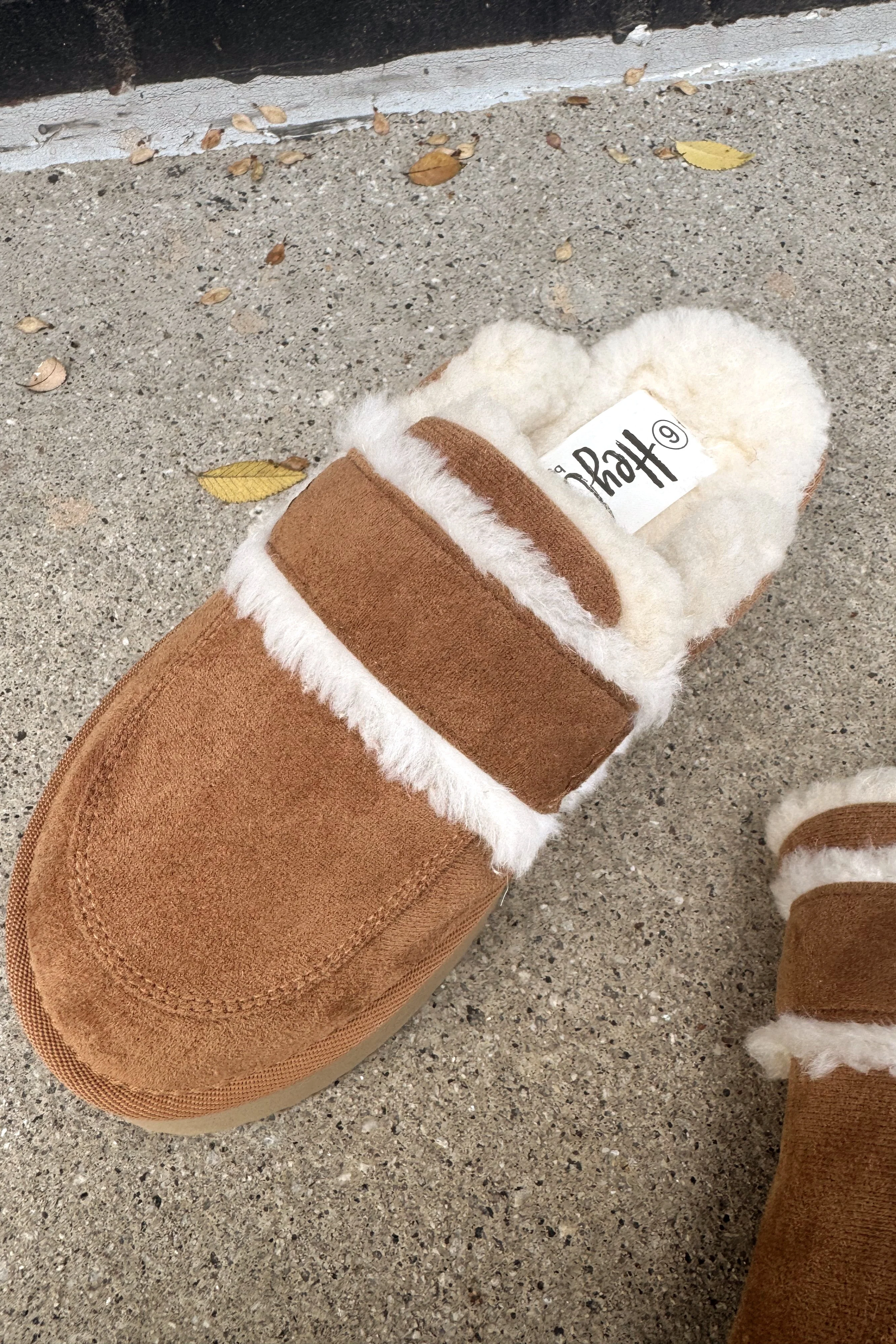 Hey Girl by Corkys Veg Out Camel Suede Platform Clog - Image 3