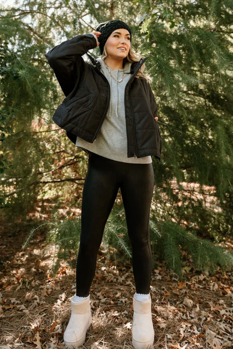 Lara Quilted Long Sleeve Puffer Jacket - Image 11