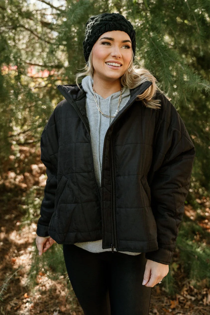 Lara Quilted Long Sleeve Puffer Jacket - Image 13