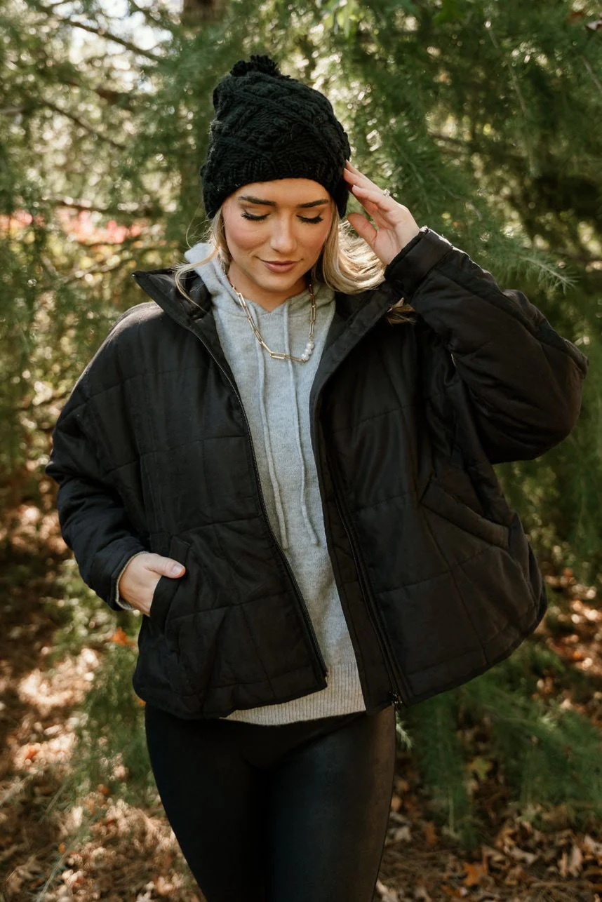 Lara Quilted Long Sleeve Puffer Jacket - Image 14
