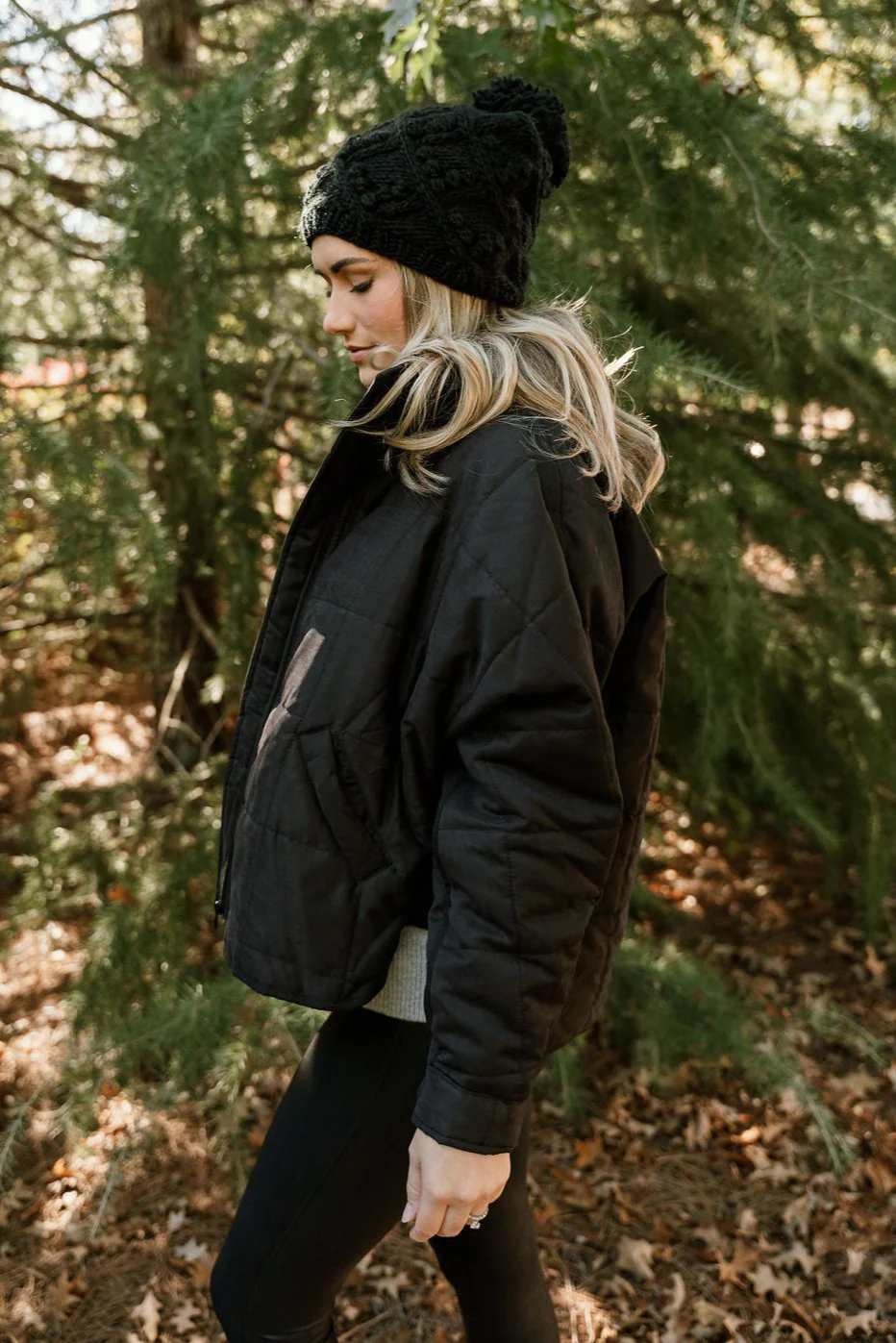 Lara Quilted Long Sleeve Puffer Jacket - Image 15
