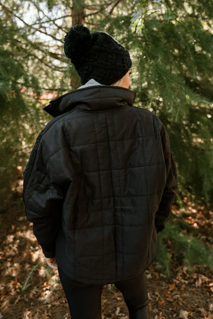 Lara Quilted Long Sleeve Puffer Jacket - Image 17