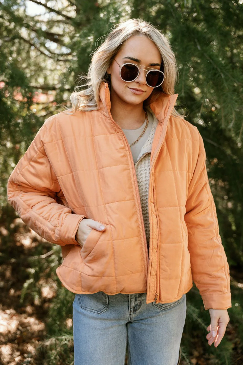 Lara Quilted Long Sleeve Puffer Jacket - Image 22