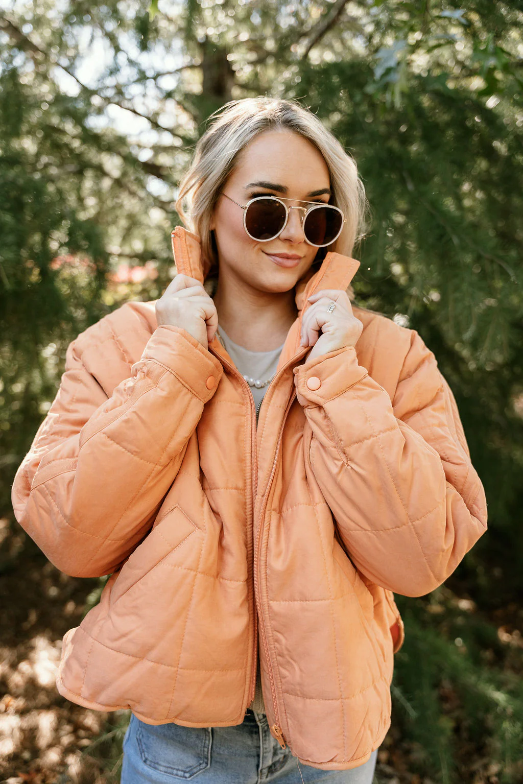 Lara Quilted Long Sleeve Puffer Jacket - Image 25