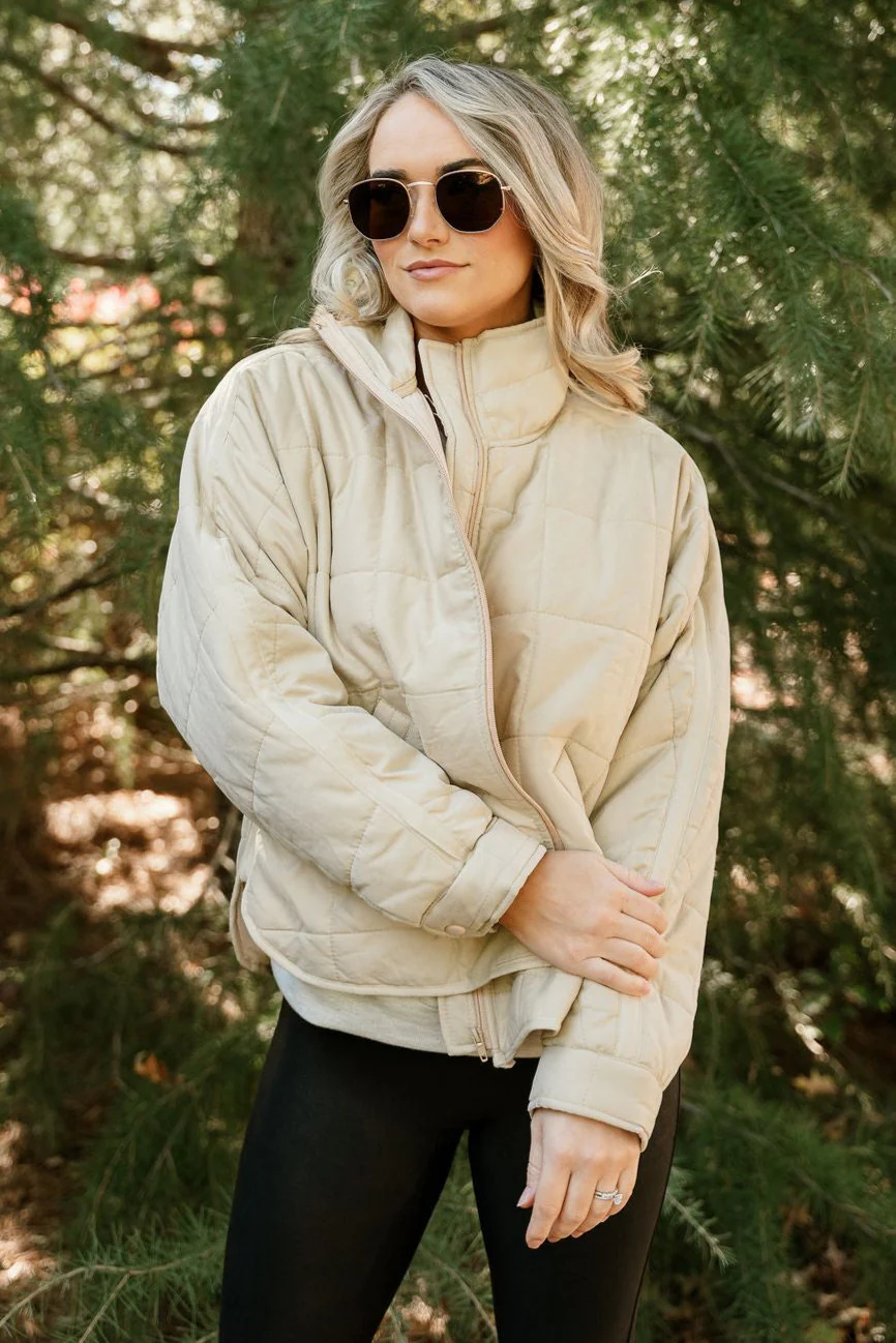 Lara Quilted Long Sleeve Puffer Jacket - Image 6