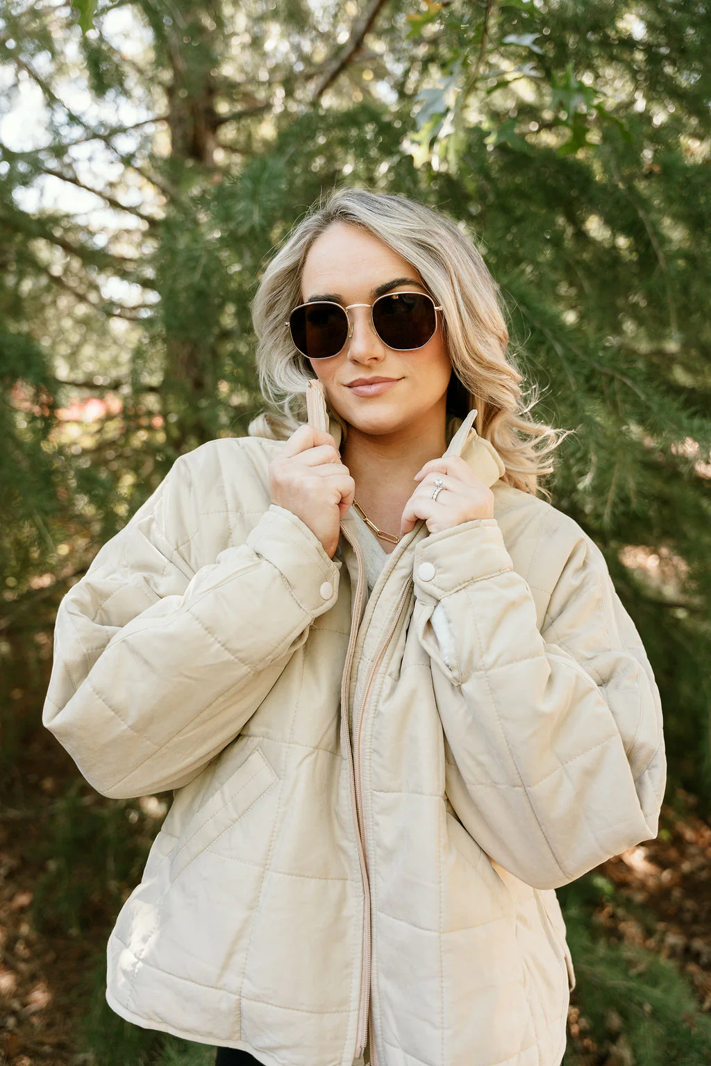 Lara Quilted Long Sleeve Puffer Jacket - Image 8