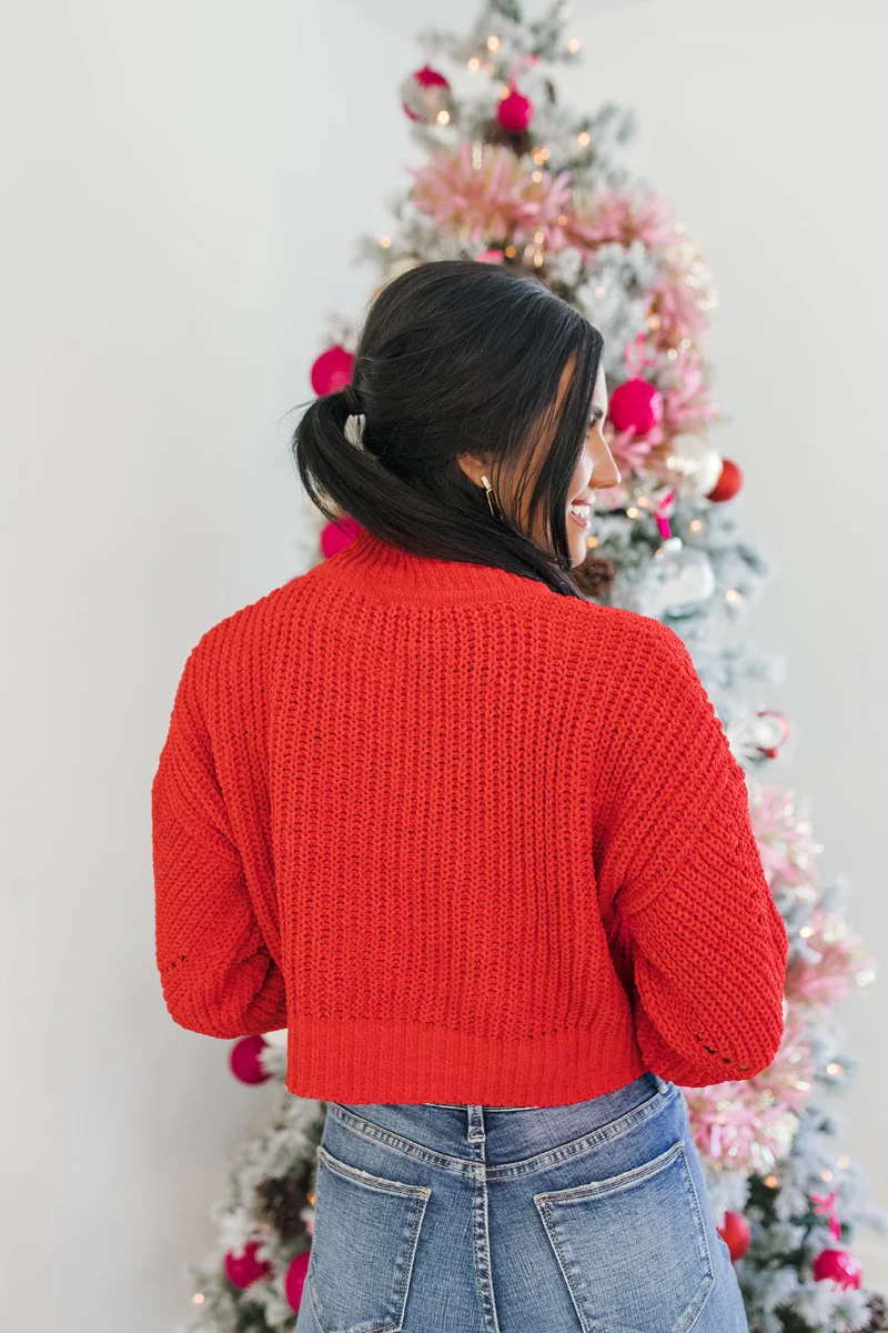 Holiday Spirit Mock Neck Sweater - Image 5