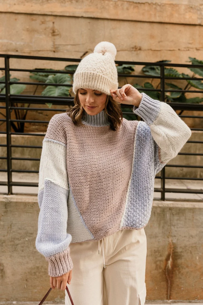 Holly Ivory & Pearl Pom Pom Beanie - Image 2