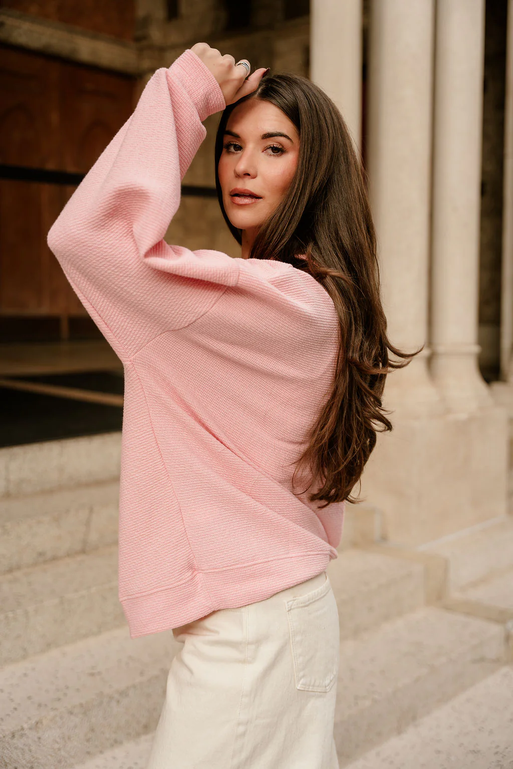 Holly Jolly Pink Pullover - Image 6