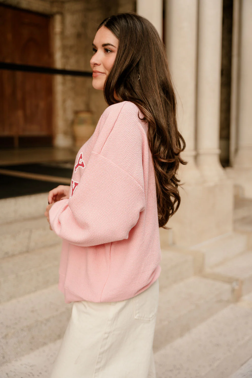 Holly Jolly Pink Pullover - Image 7