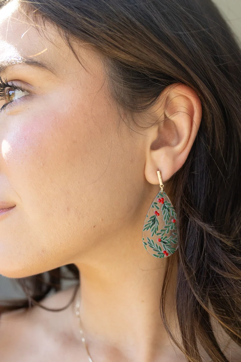Holly Teardrop Earrings