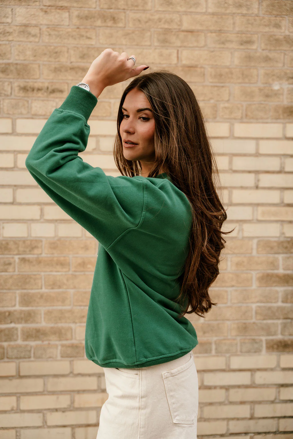 Home By 8pm Club Green Pullover - Image 6