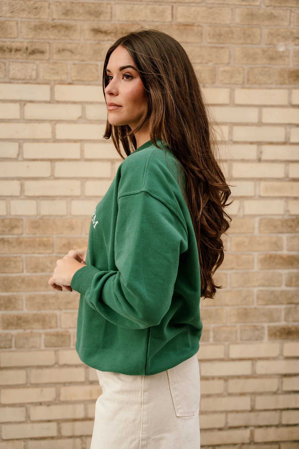 Home By 8pm Club Green Pullover - Image 8