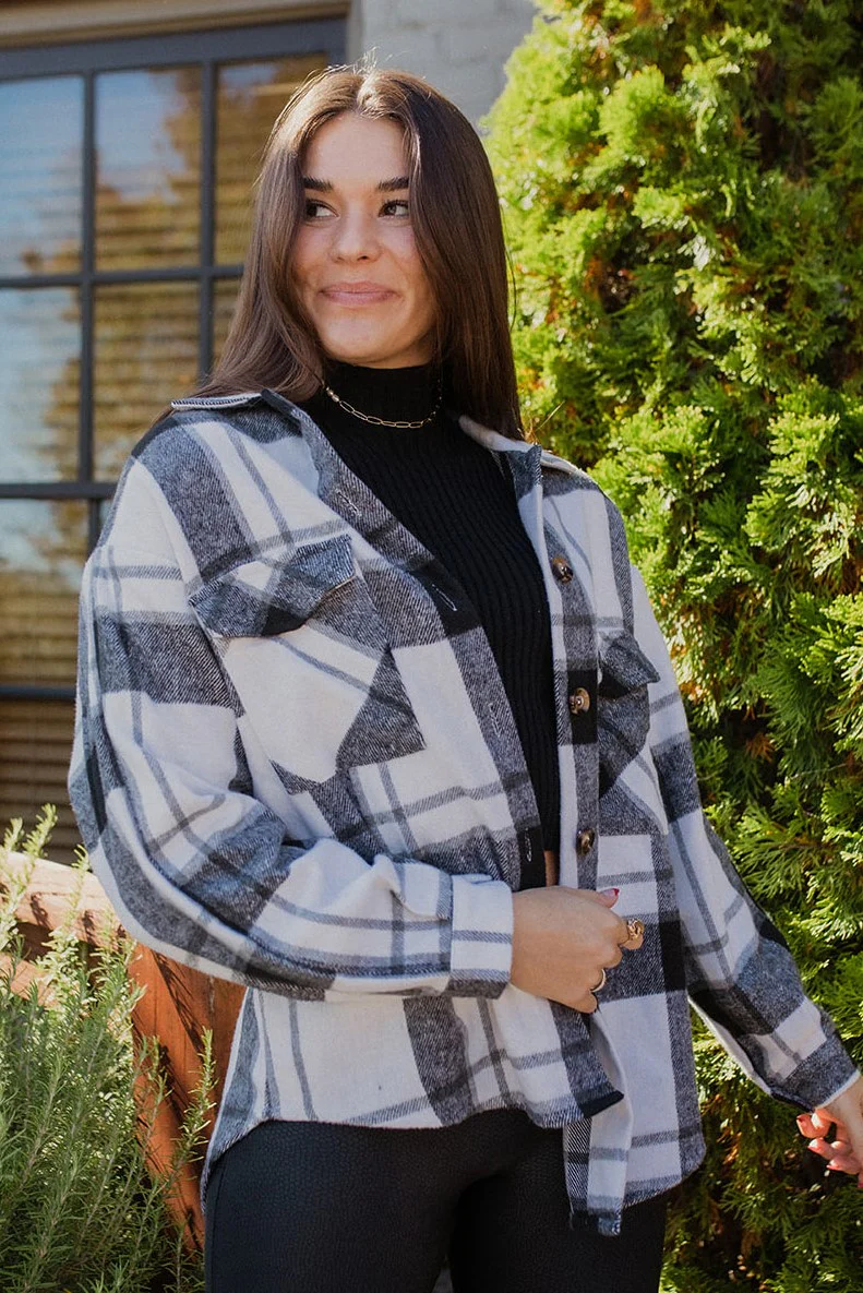 Home For The Holidays Plaid Shacket