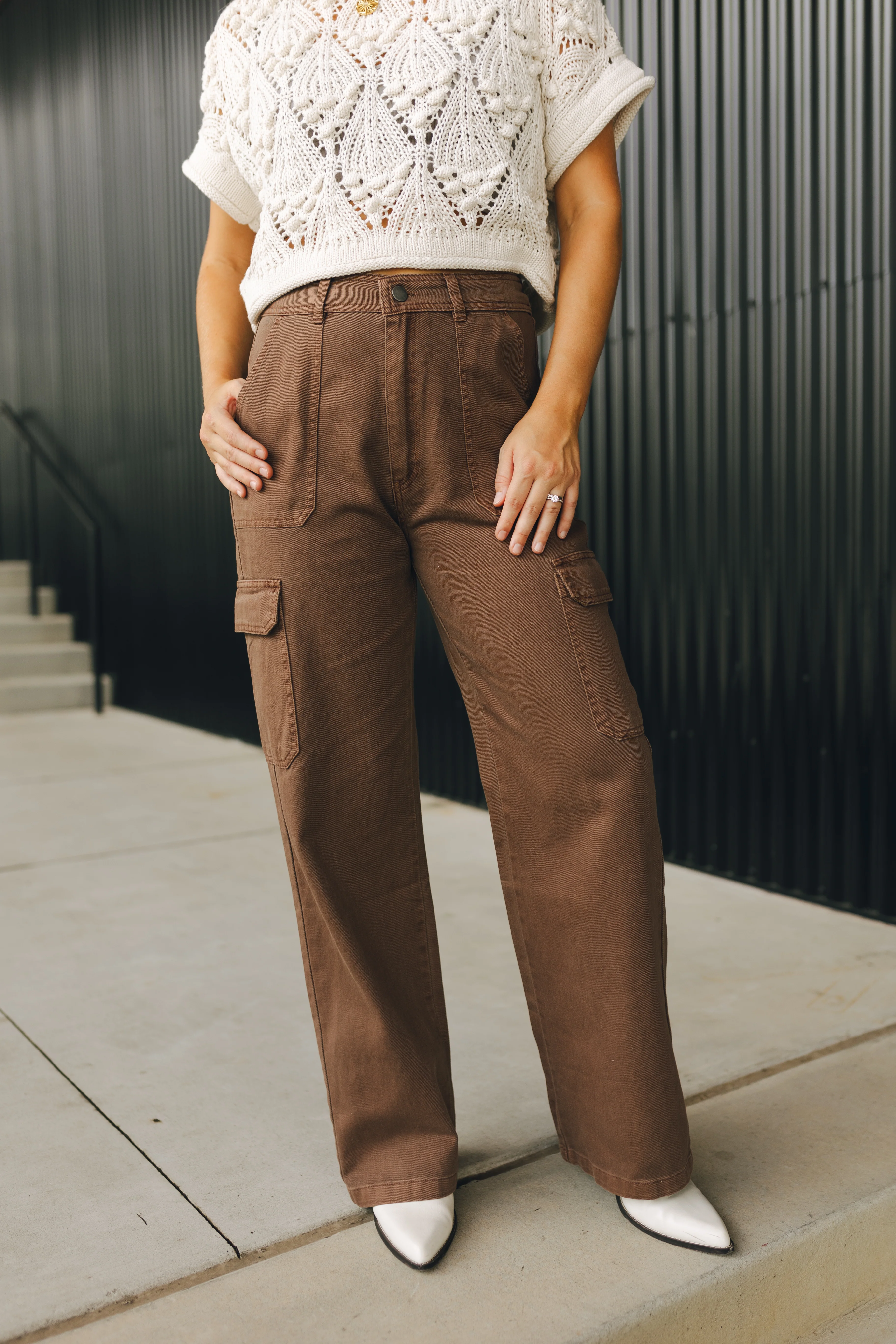 Hope Chestnut Cargo Jeans