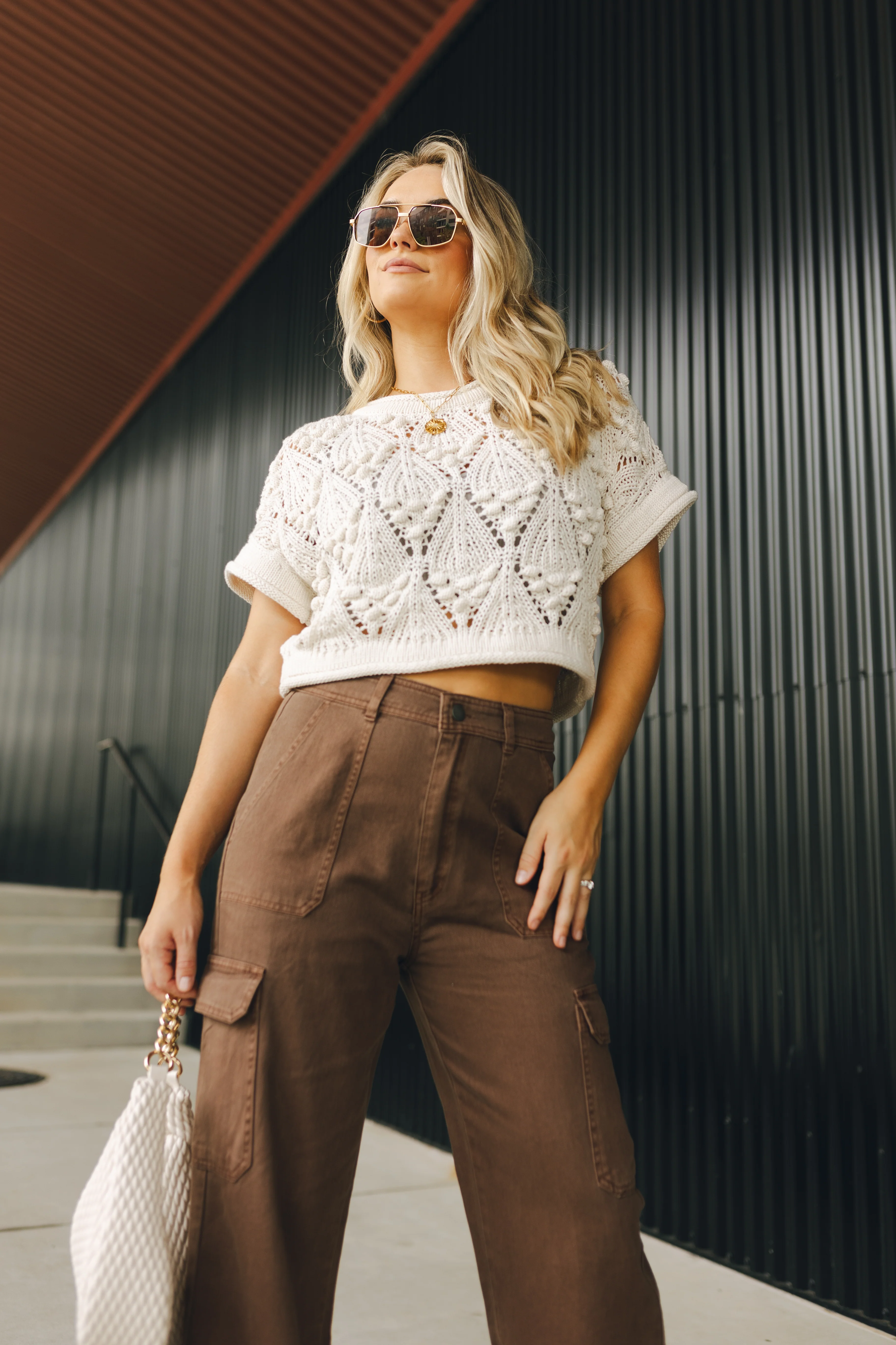 Hope Chestnut Cargo Jeans - Image 3