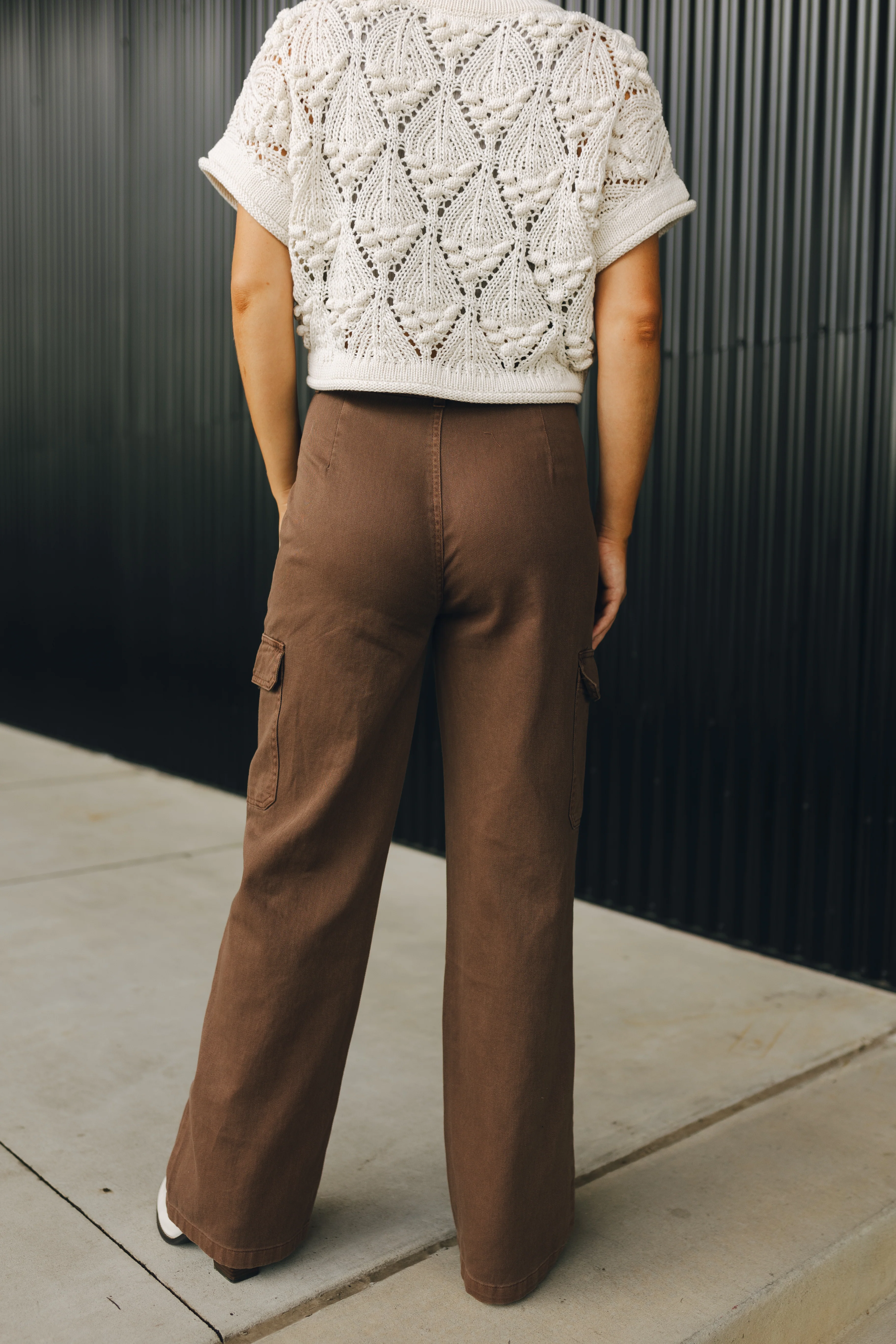 Hope Chestnut Cargo Jeans - Image 5
