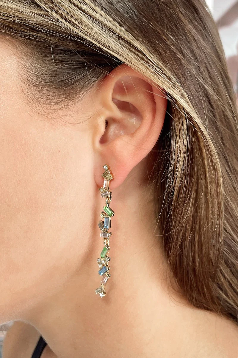 Hopeless Romantic Earrings in Multi