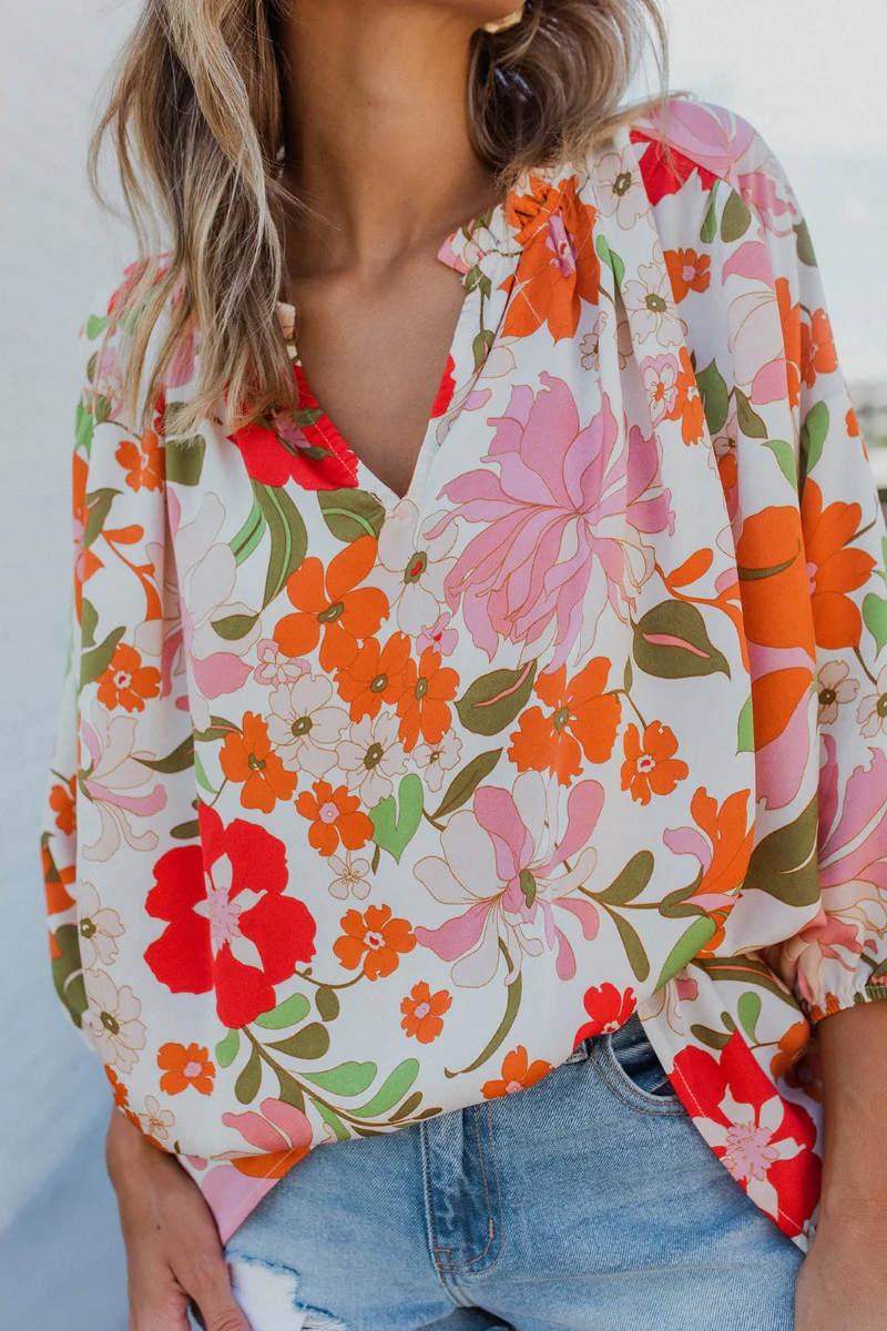 Hopeless Romantic Floral Top - Image 2