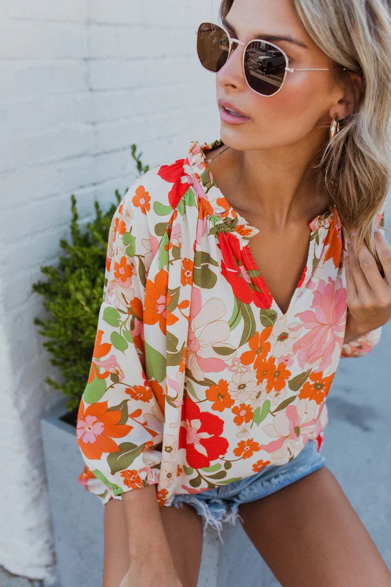 Hopeless Romantic Floral Top - Image 3