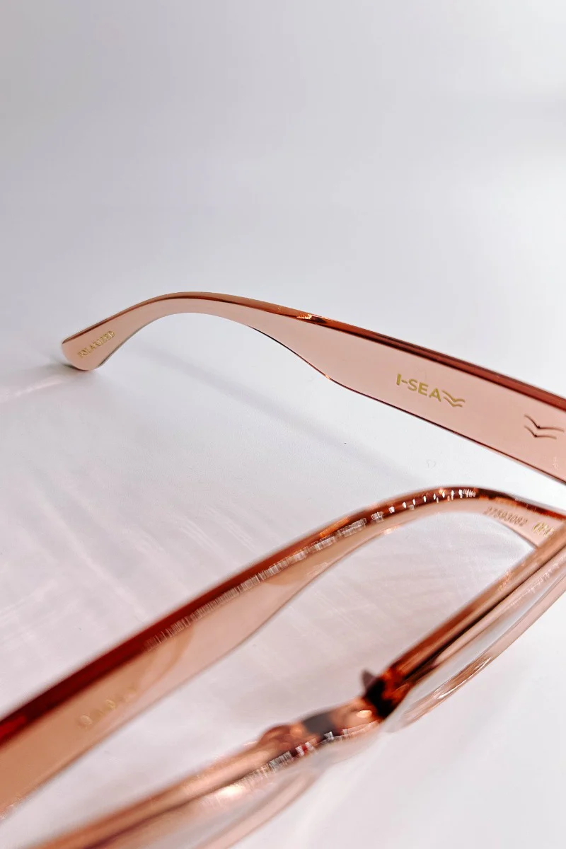 I-Sea: Carly Sunglasses in Watermelon & Brown - Image 4