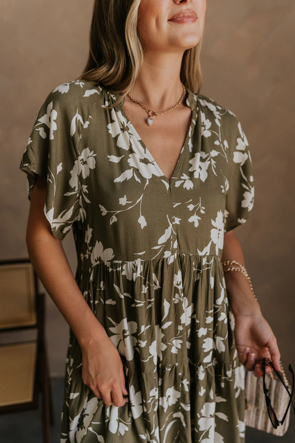 Gia Floral Short Sleeve Mini Dress - Image 12