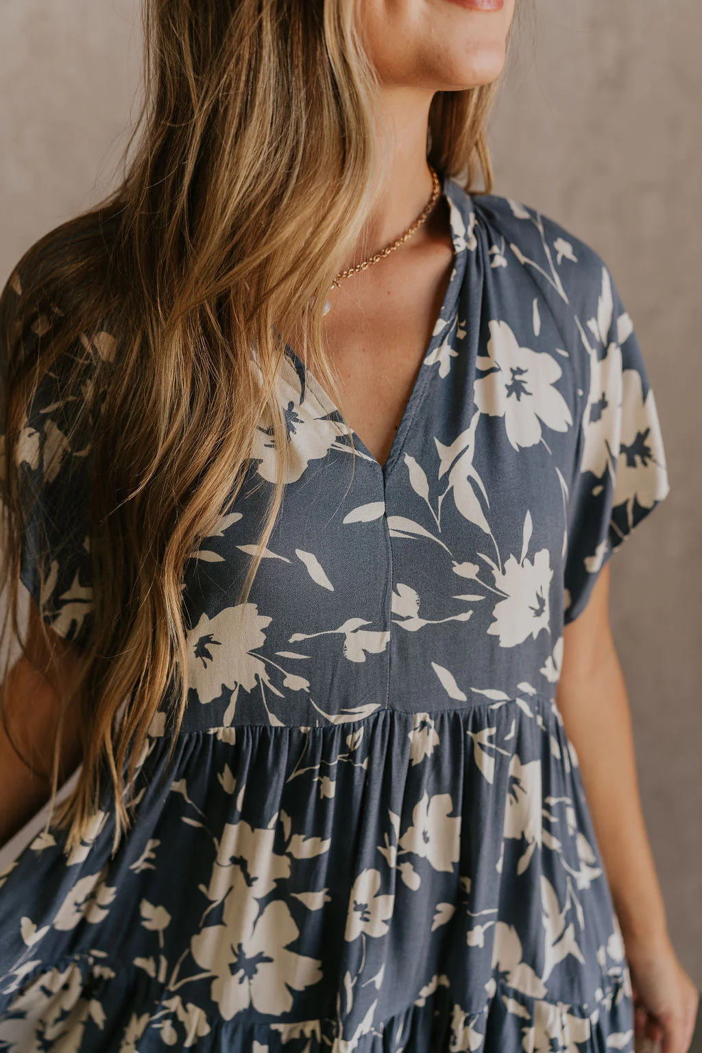 Gia Floral Short Sleeve Mini Dress - Image 3