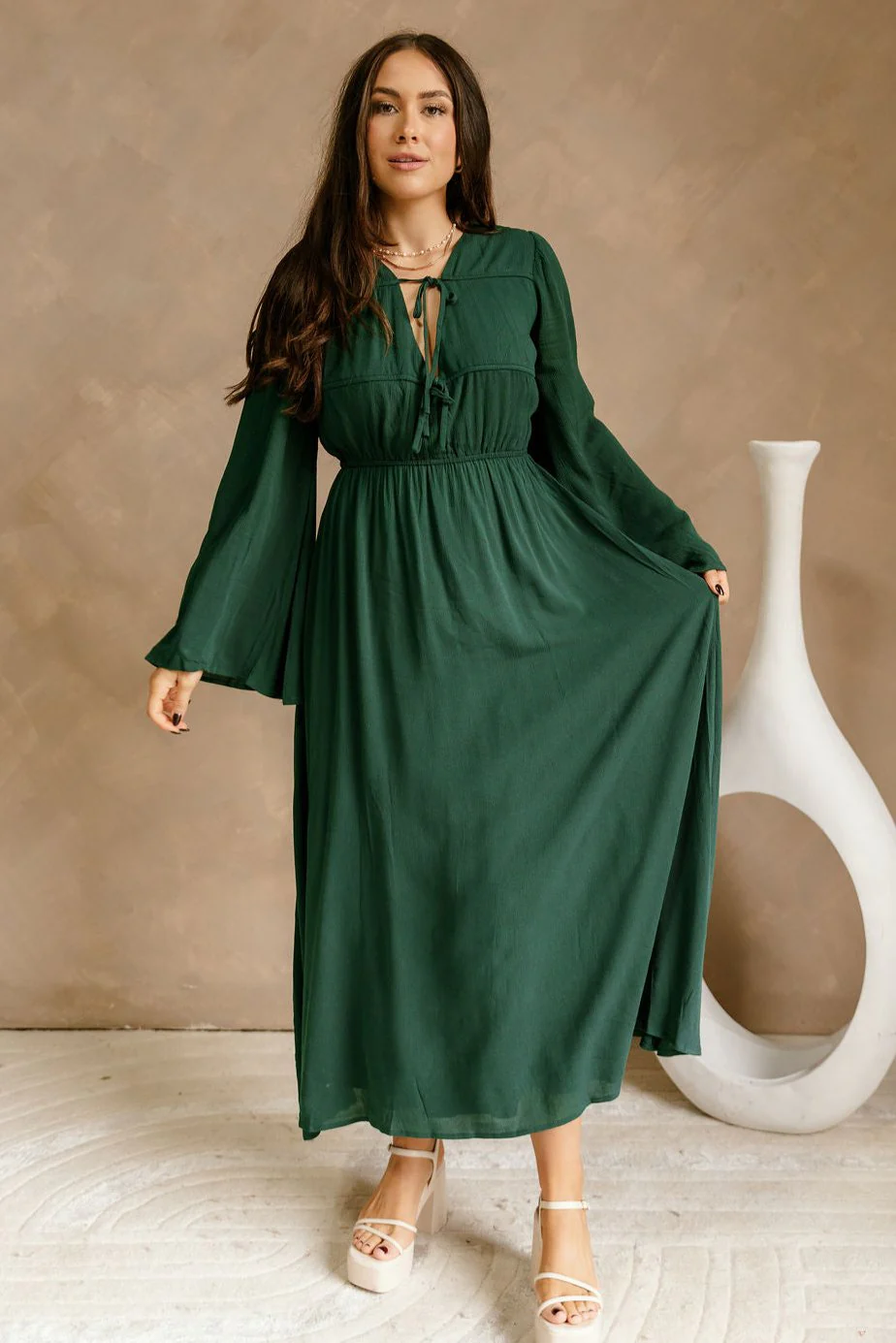 Camilla Hunter Green Maxi Dress - Image 5