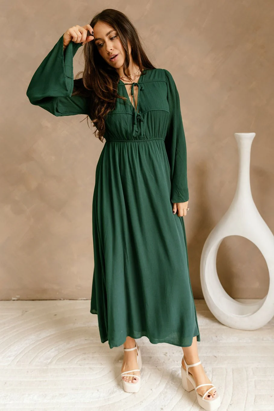 Camilla Hunter Green Maxi Dress - Image 6