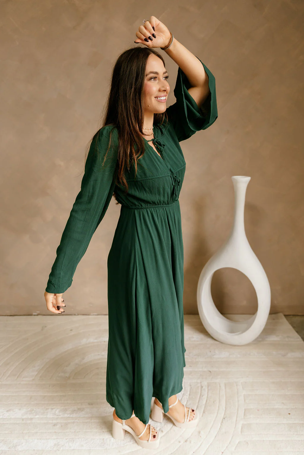 Camilla Hunter Green Maxi Dress - Image 8