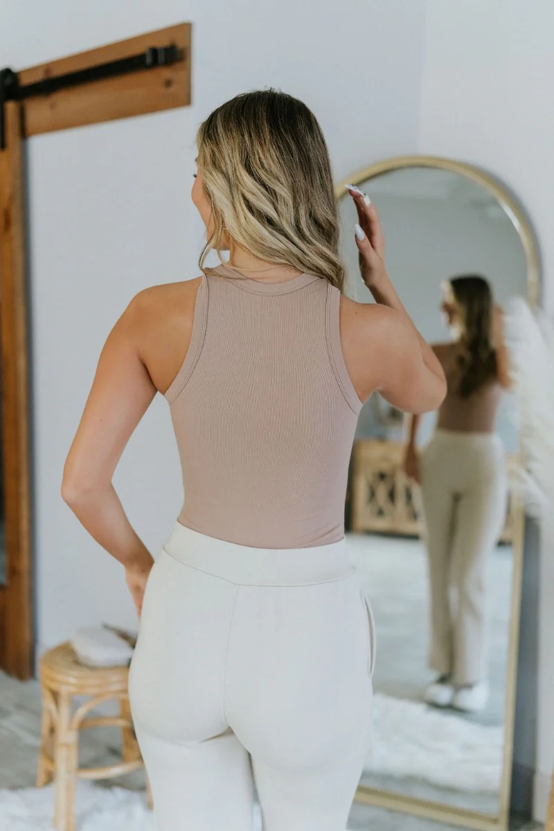 Impressions Bodysuit in Mocha - Image 5