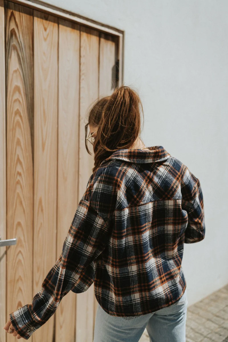 In Rhythm Plaid Mix Jacket - Image 6