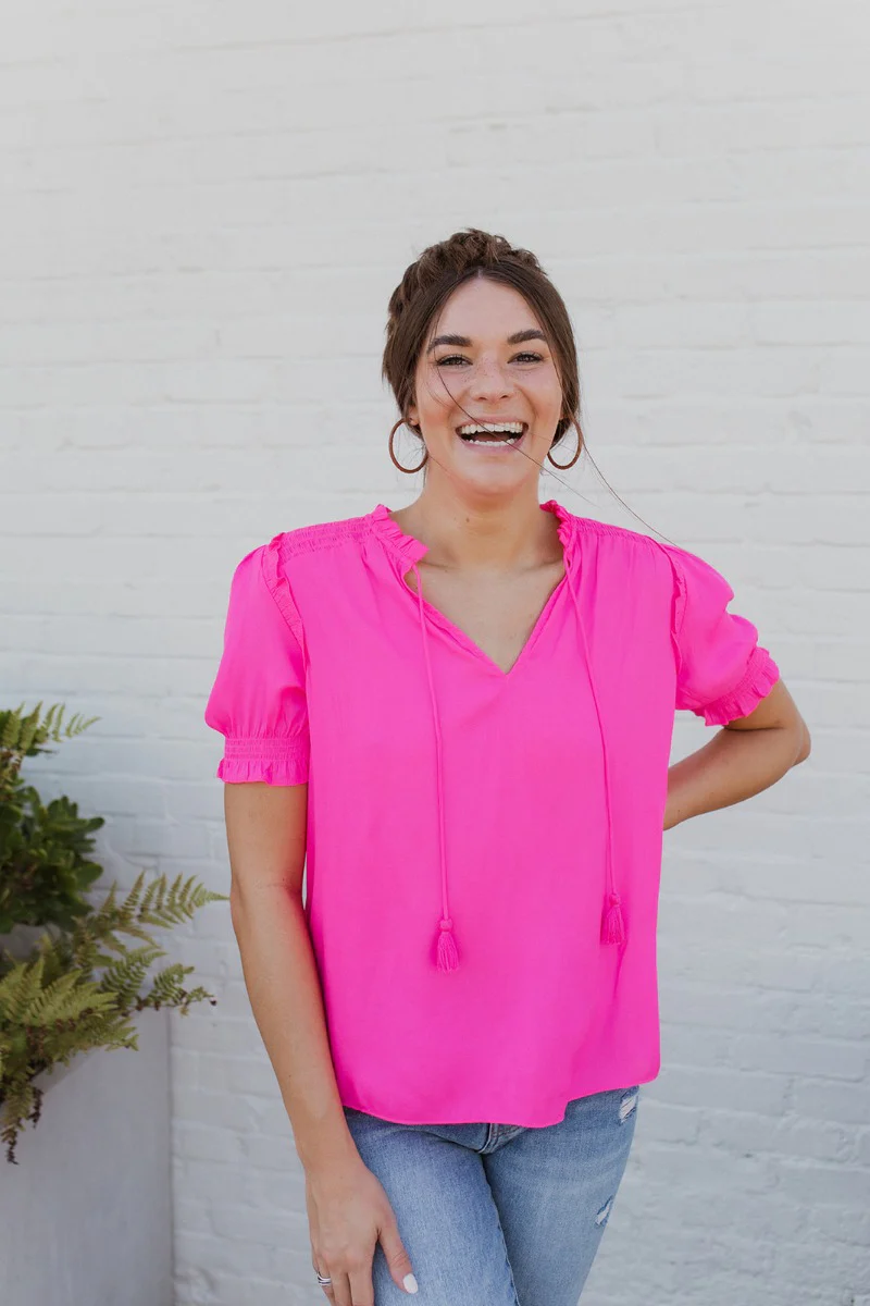 Irreplaceable Top In Pink - Image 2