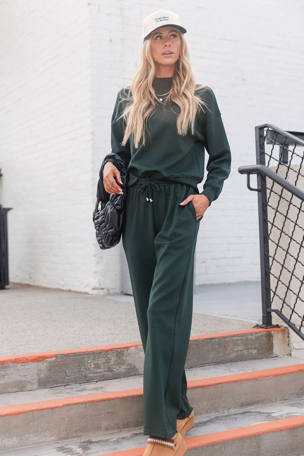 Isla Hunter Green Lounge Pants - Image 4