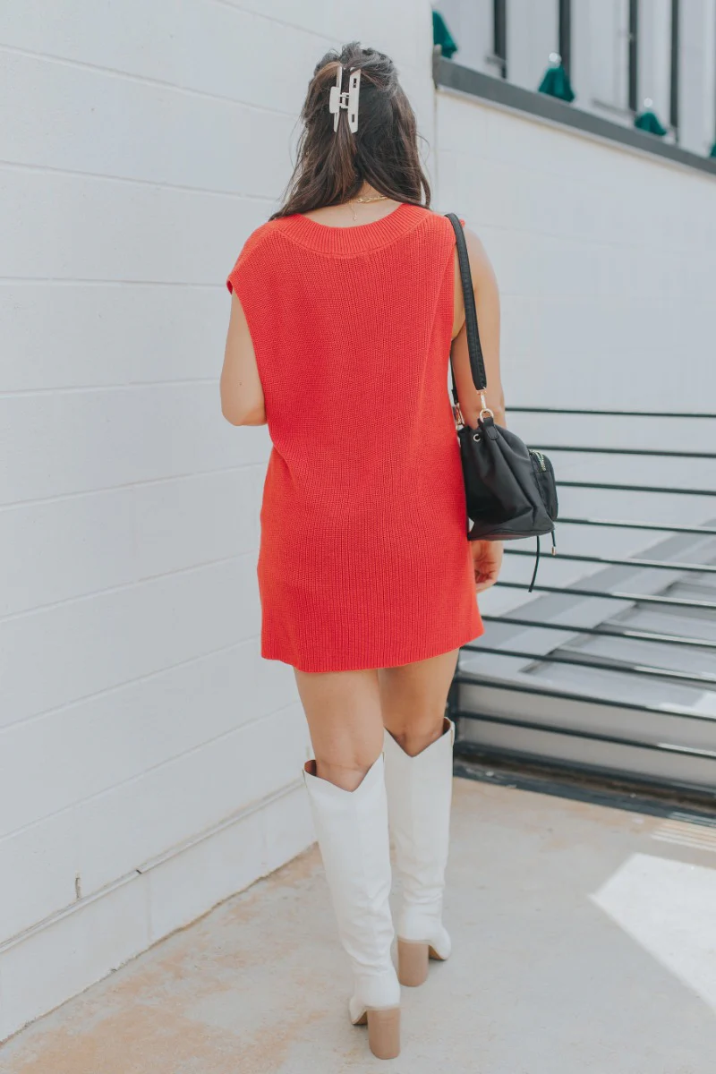 It's Show Time Vest in Red - Image 7