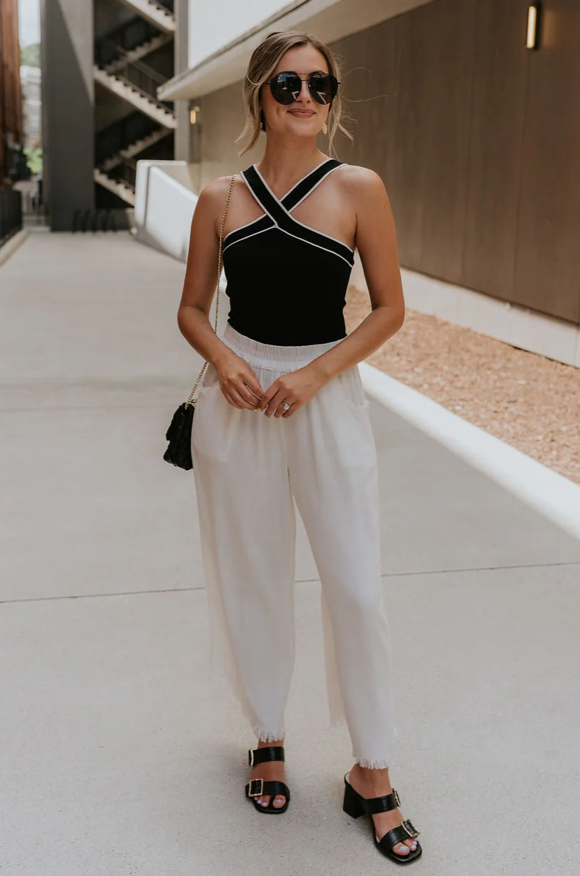 Jane Criss-Cross Halter Tank - Image 4