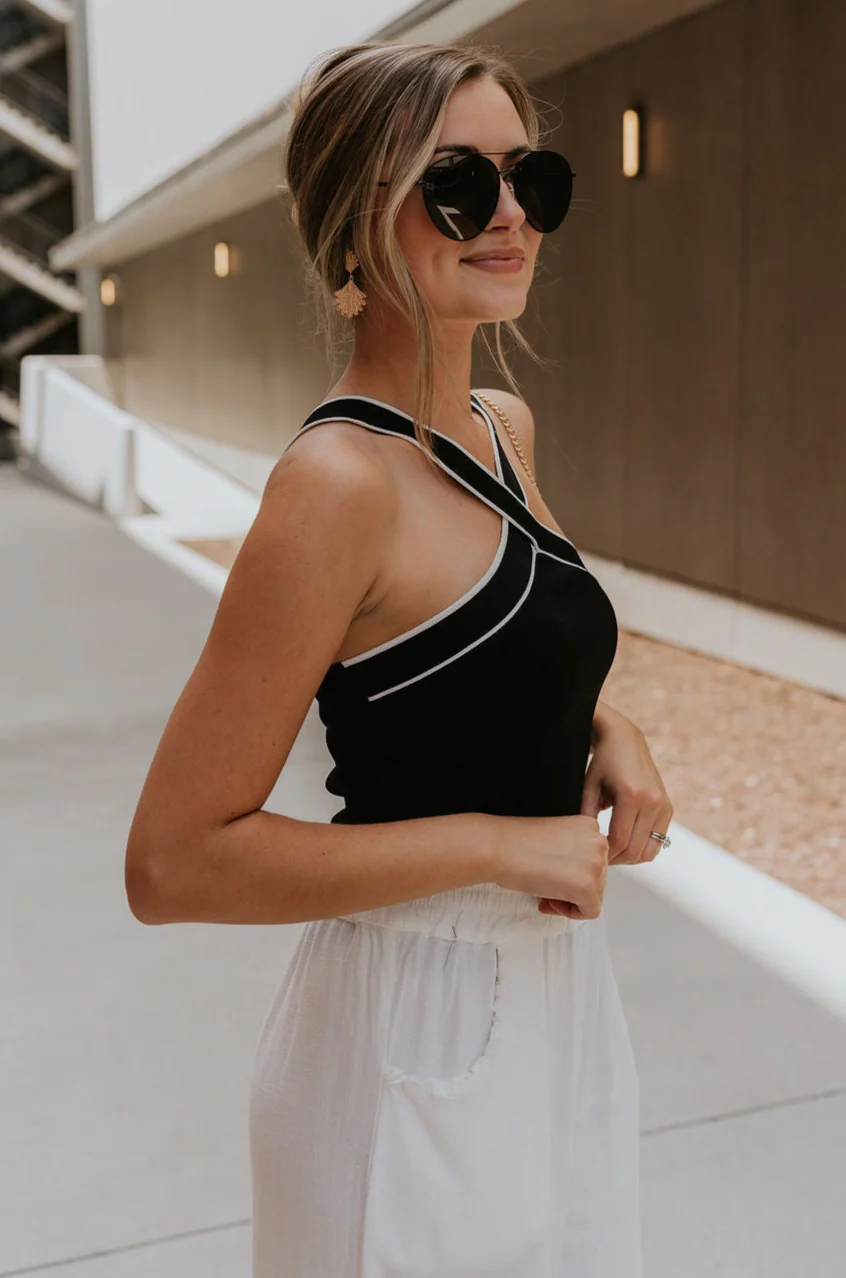 Jane Criss-Cross Halter Tank - Image 6