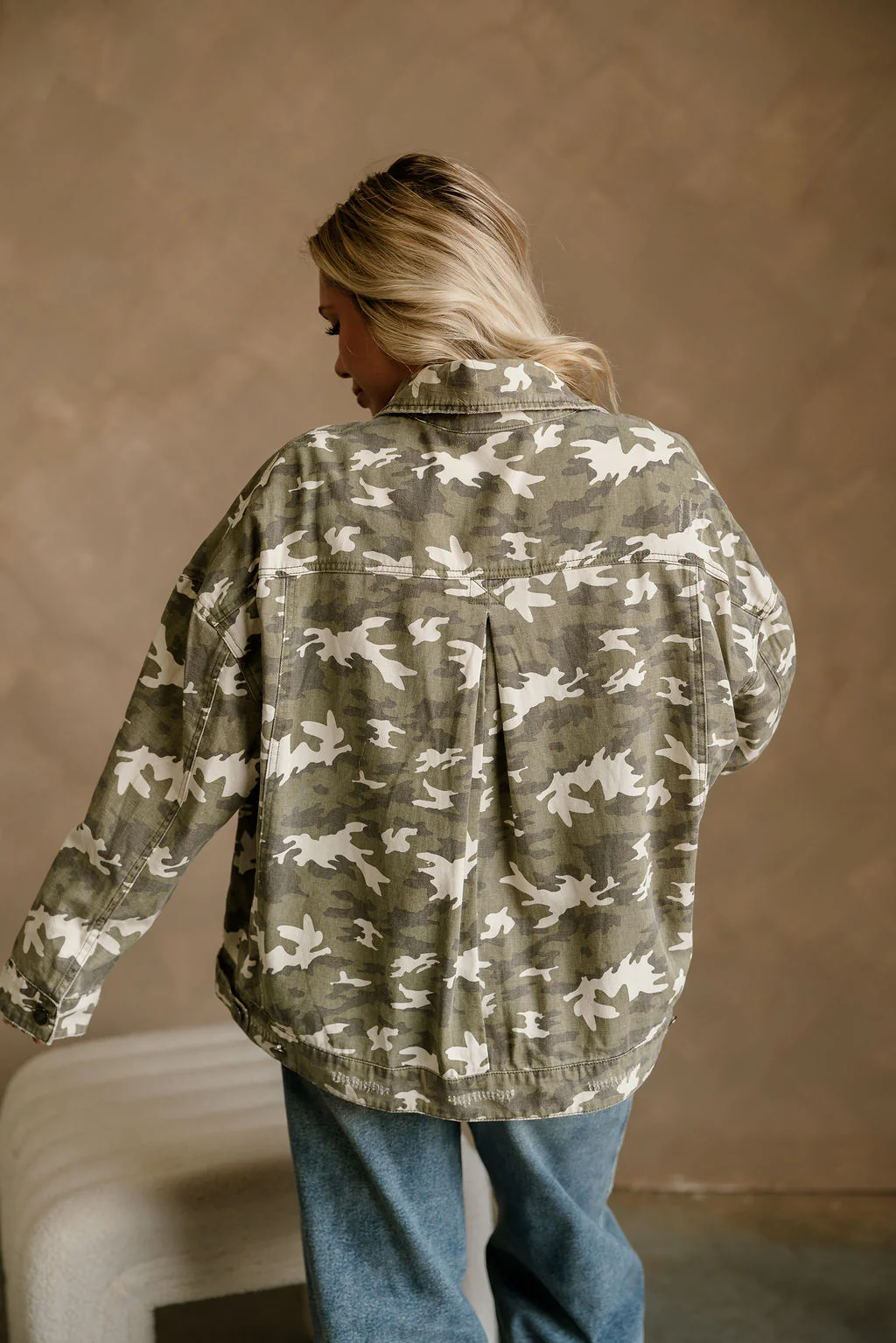 Janelle Light Camo Long Sleeve Jacket - Image 4