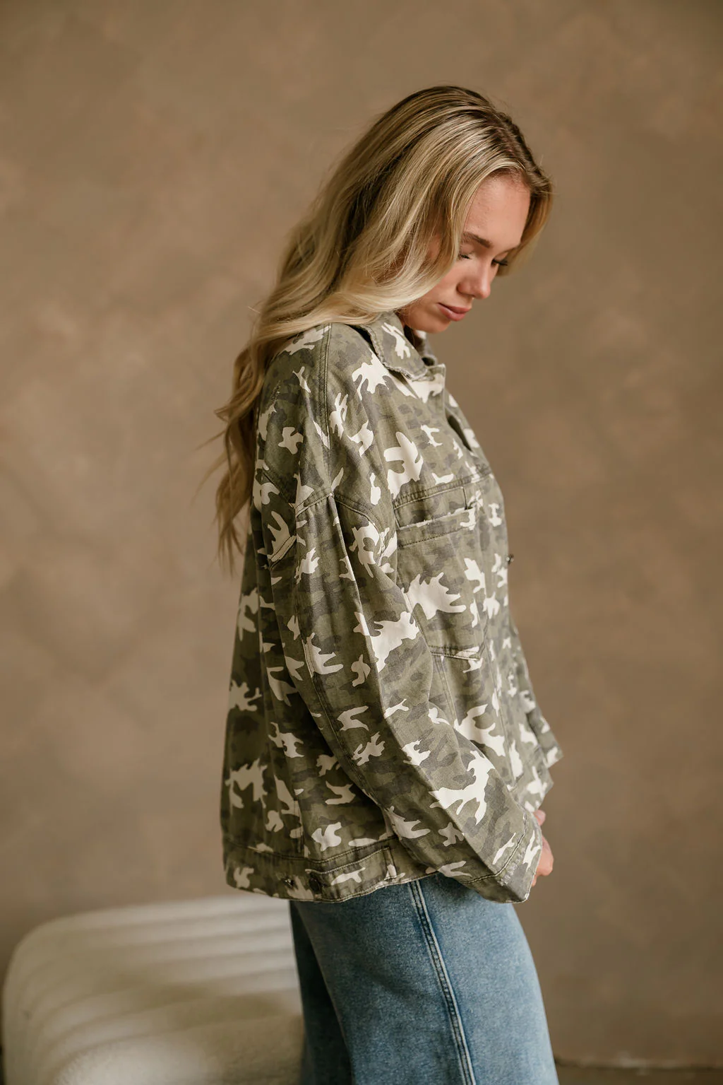 Janelle Light Camo Long Sleeve Jacket - Image 7