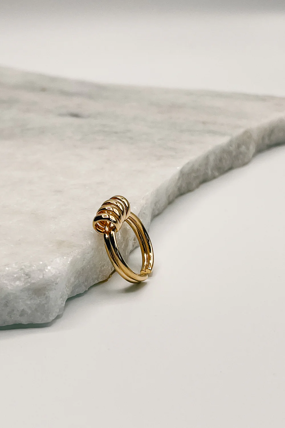 Jasmine Gold Spiral Ring - Image 2