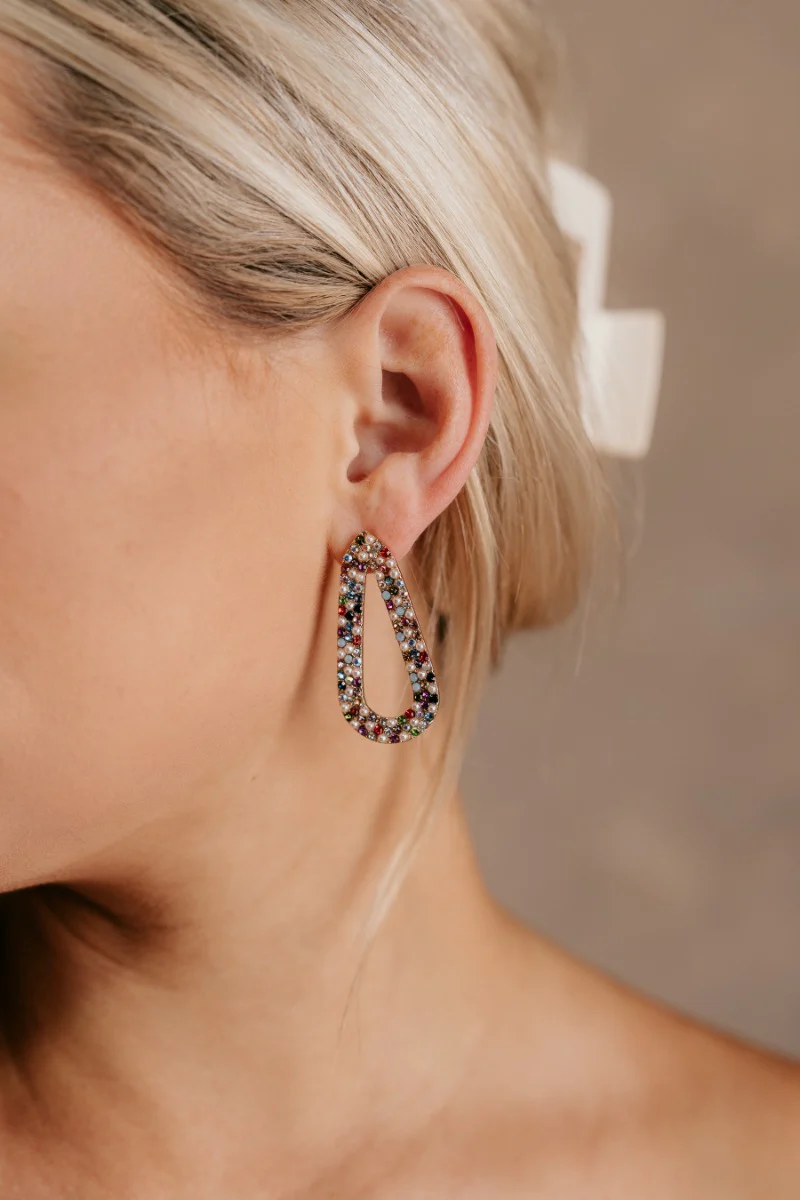 Jenna Multi & Pearl Beaded Earring