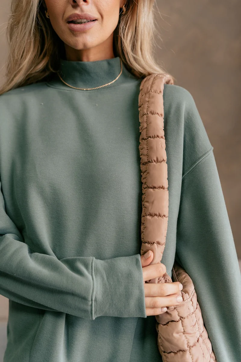 Jennifer Sage Mock Neck Sweatshirt - Image 3