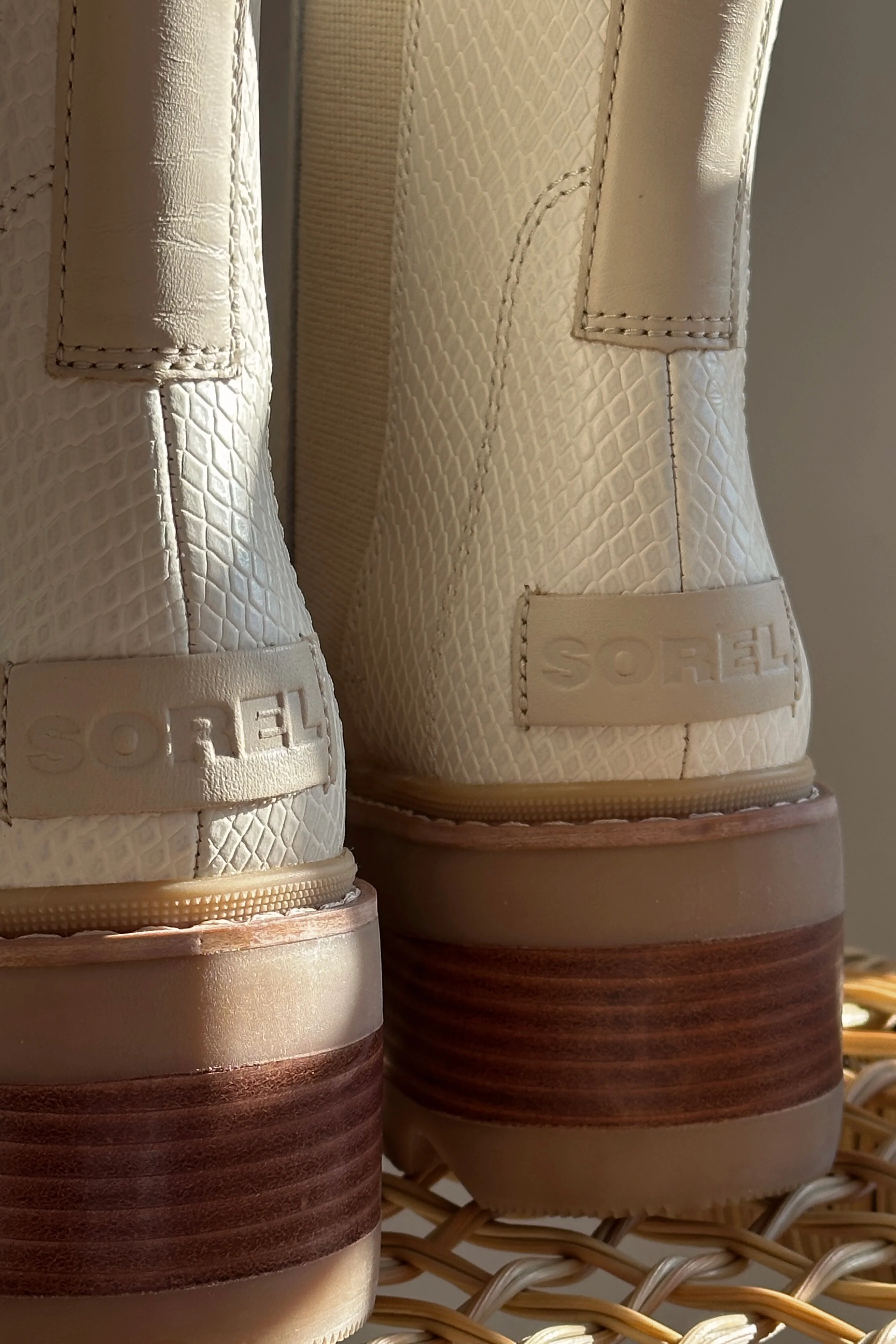 Sorel Joan Now Chelsea Bootie in Bleached Ceramic - Image 6