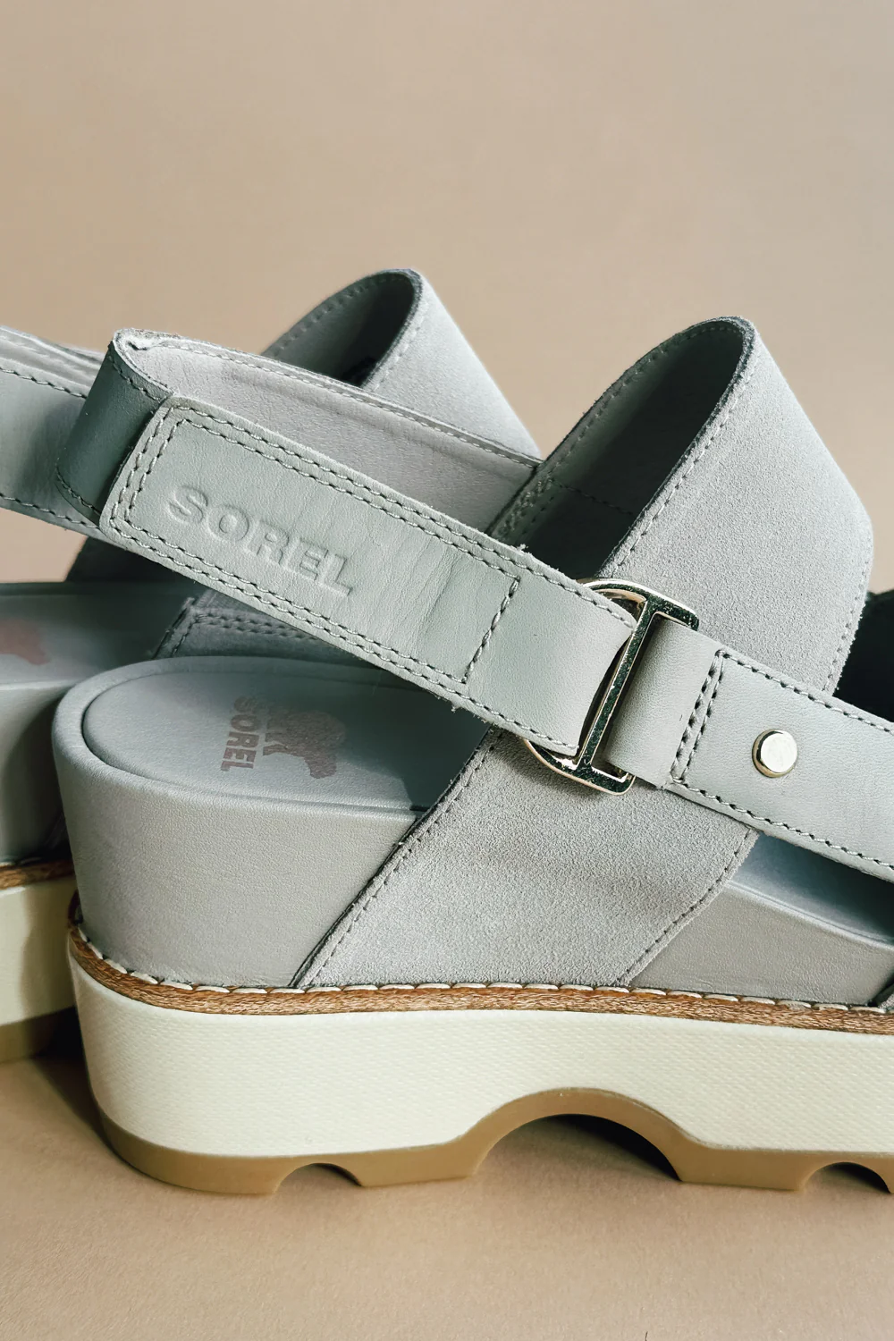 Sorel Joanie IV Wedge Crushed Clay & Gum Sandal - Image 5