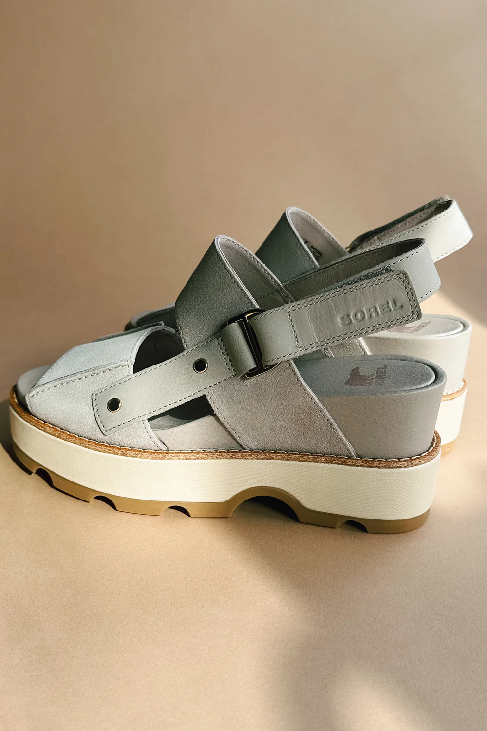 Sorel Joanie IV Wedge Crushed Clay & Gum Sandal - Image 7