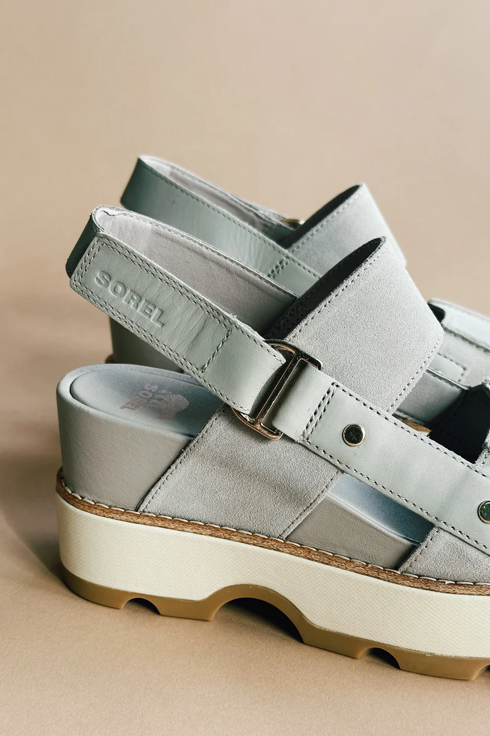 Sorel Joanie IV Wedge Crushed Clay & Gum Sandal - Image 9