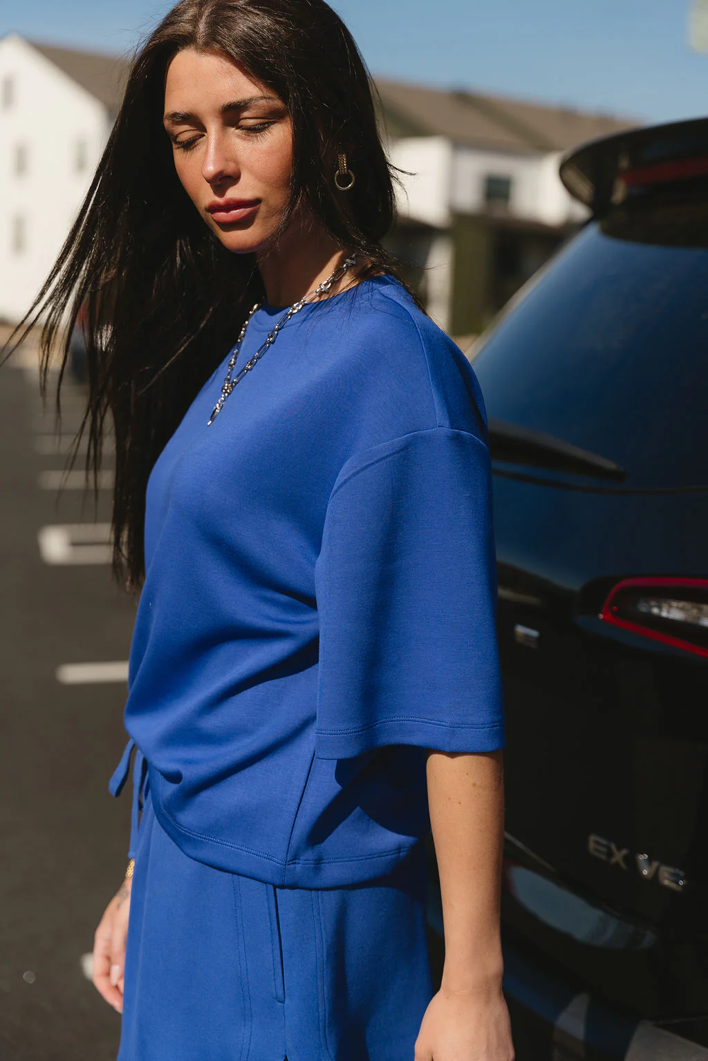Jordan Cobalt Blue Short Sleeve Butter Soft Top - Image 5